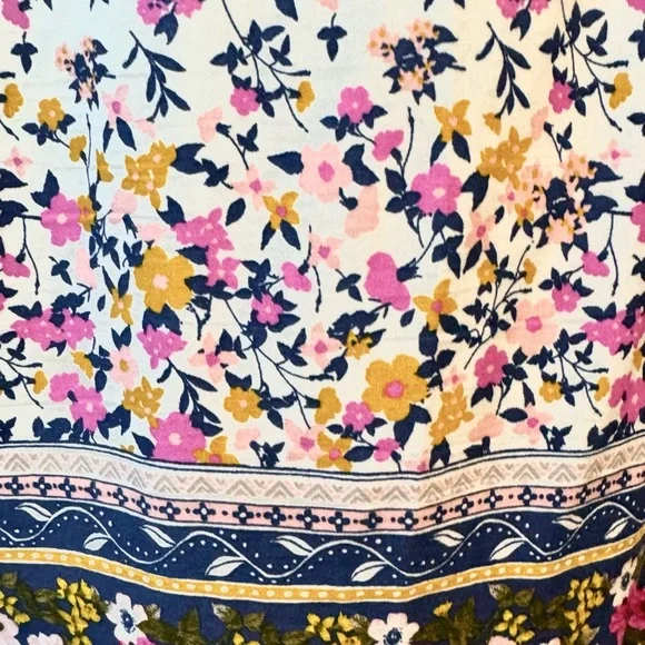 * ❤️OLD NAVY SPRING/SUMMER FLORAL PRINT SLEEVELESS DRESS XSMALL - Picture 6 of 8